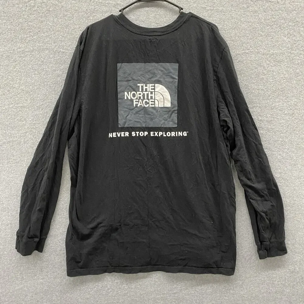 The North Face Shirt Men’s XXL Never Stop Exploring Long Sleeve Tee Tshirt